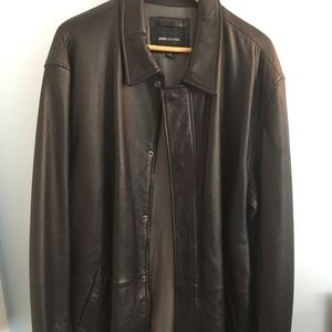 Jones New York X large Men's leather coat